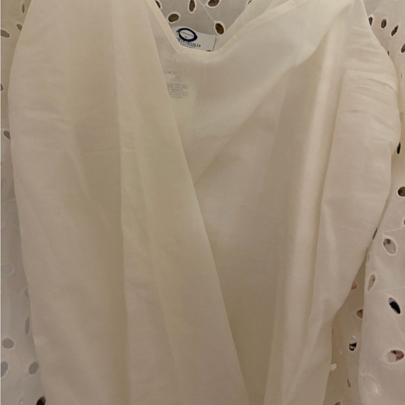 Voyage by Marina Rinaldi white crochet top with separate tank - Picture 4 of 4